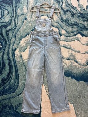 Light Blue Denim Overalls Jumpsuit